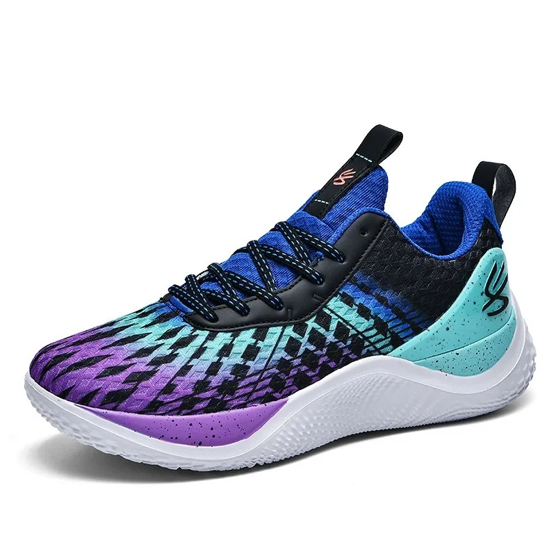 Chaussures de basket-ball hommes automne nouvelle tendance absorbant les chocs et résistantes à l'usure baskets de sport polyvalentes baskets de Combat pour jeunes en plein air hommes et femmes chaussures C011