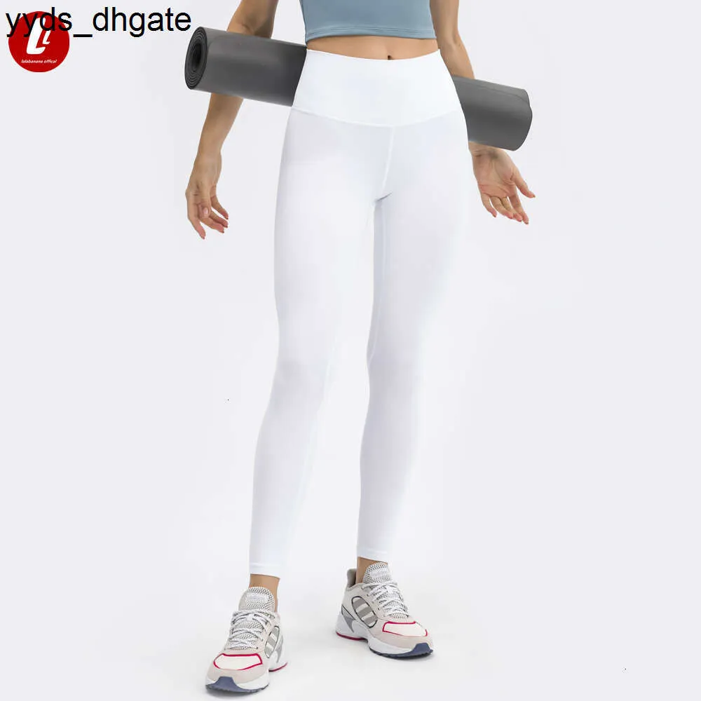 Lu Lu Align Pant Yoga Color-CLASSIC 2.0 Second Skin Feel Брюки женские, устойчивые к приседаниям, эластичные в 4 направлениях, спортивные леггинсы для спортзала, колготки для фитнеса, лимонные тренировки Gry LL