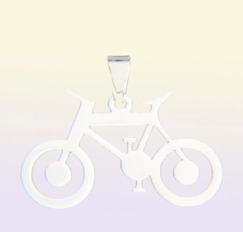 En gros 10 pcs/lot Cool garçon hommes en acier inoxydable vélo pendentifs colliers cadeaux ST082131290