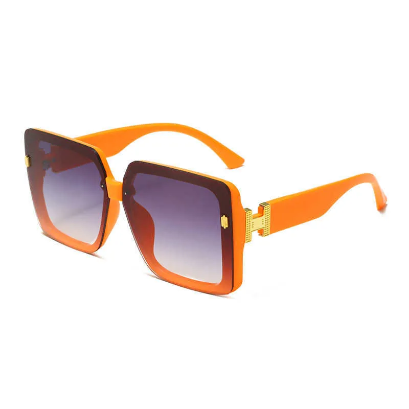 Lunettes de soleil personnalisées Emma H Home Ins, boîte de Protection UV avancée, grand cadre, réseau de Style étranger rouge, même CS81, 2024