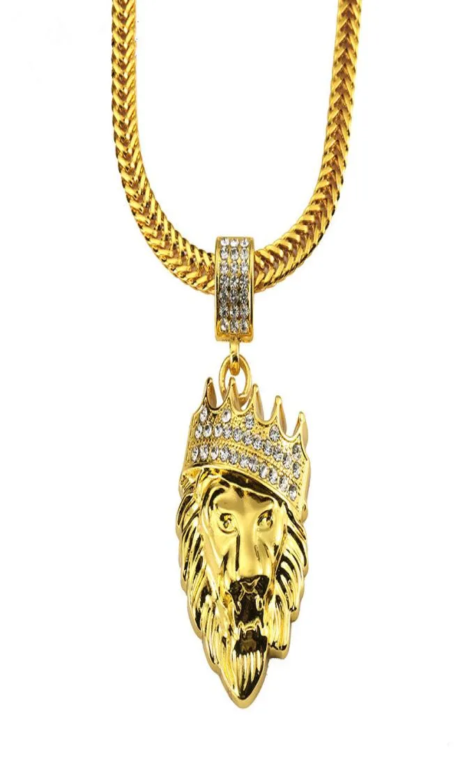 Erkekler Hip Hop Moda Kafa Kolye Kolyeleri Rhinestone Tasarım 75cm Uzun Zincir Dolgu Parçaları Erkek Kolye Jewelry4253860