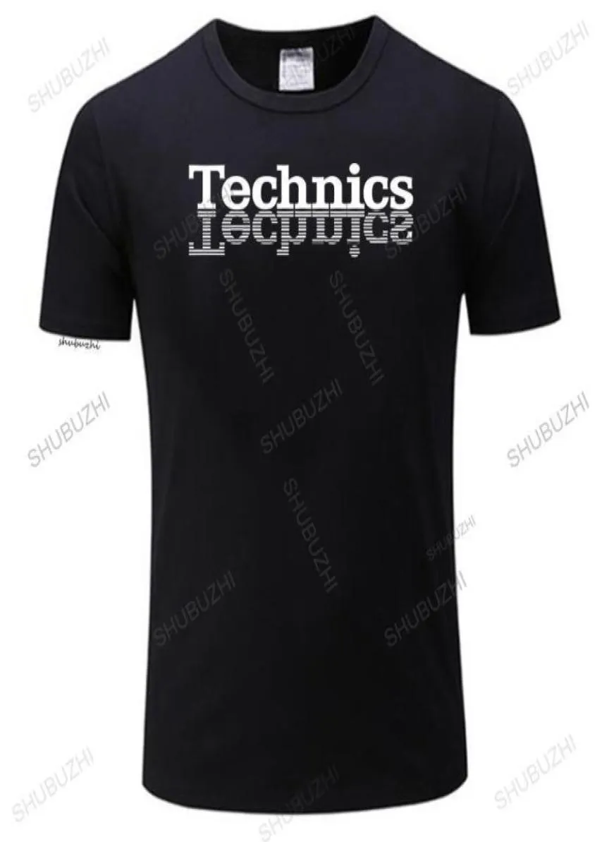 Vintage Tshirts Black Technics T Shirt DJ 1200 Turntable Music House Techno Electronic Hip Hop Summer Men s T Shirt 2206156842700