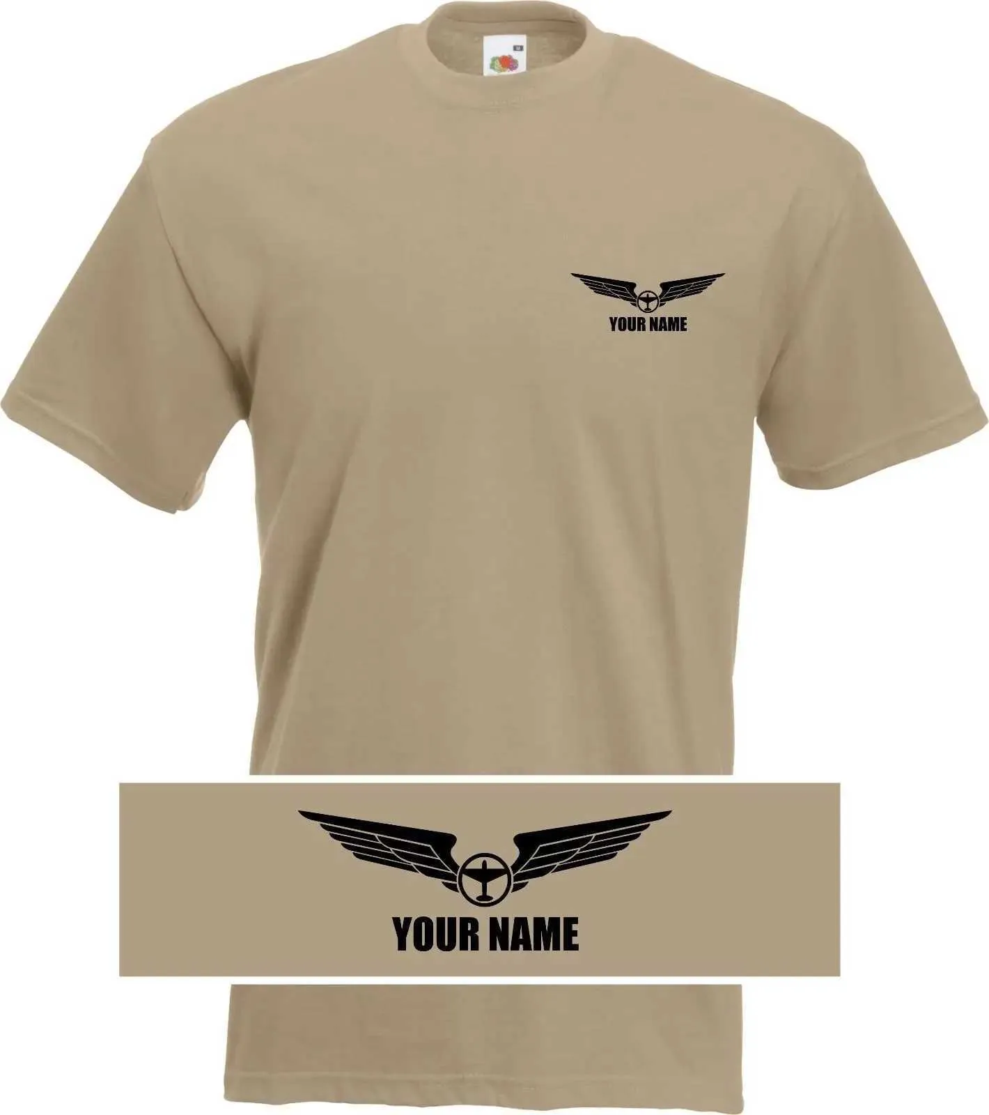 T-shirty męskie spersonalizowane lot do samolotów pilotów dostosowywane T-shirt 2019 Męskie projektowanie dorosłych Casual Fit T-shirt J240228