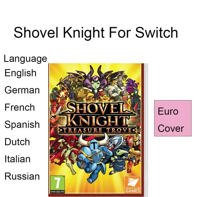 Offres Shovel Knight Treasure Trove avec langue anglaise nouveau jeu d'entité scellée livraison gratuite