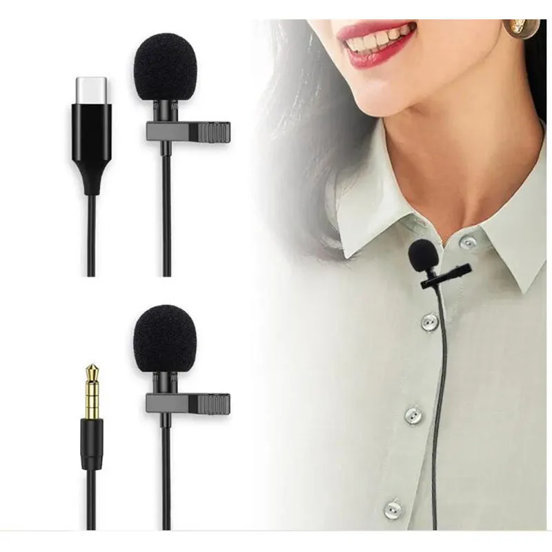 3,5 mm Laptop Microphone Special Radio Video Live SLR Camera Interview Wireless Laptop Professional Microphone 1.5m