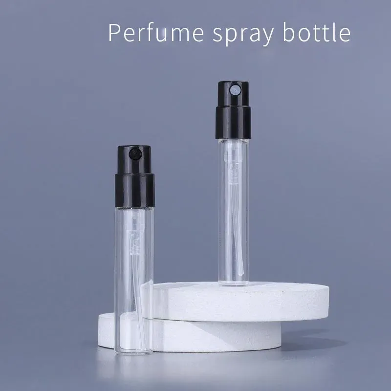 Hot Sale Mini Perfume Tube Empty Glass Spray Cosmetic Bottle 1.8ml 2.5ml For Travel