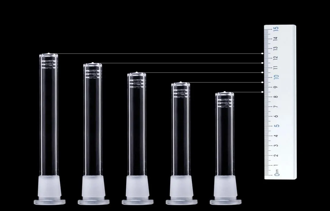 Remplacement de la tige inférieure du bang en verre diffus 18 mm à 14 mm Curseur de diffuseur de tige fendue vers le bas 3 pouces 6 pouces pour tube droit de bécher Wat2177895