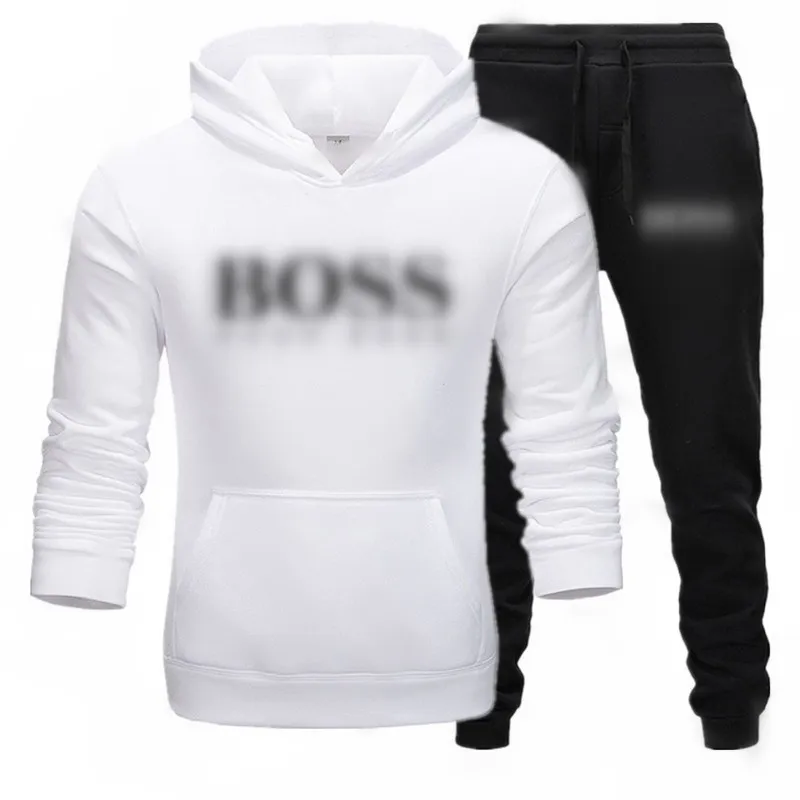 Designermarke Pullover Hosen Set Designer Hoodies Streetwear Sweatshirts Sportanzug Stickerei Plüsch Brief Dekoration dicke Hoodies Männer Hosen