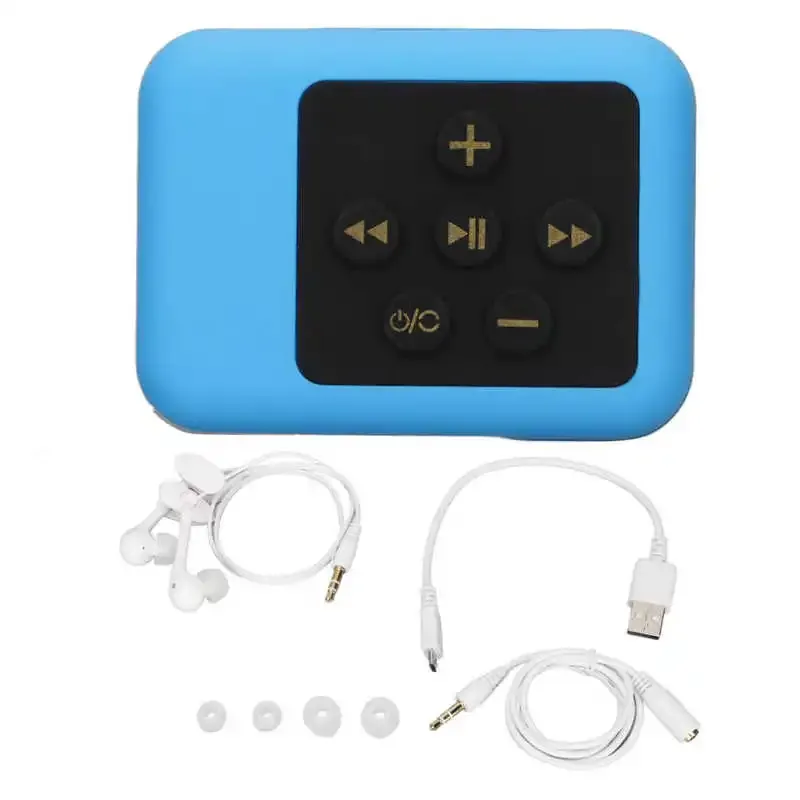 Lecteur MP3 lecteur de musique IPX8 étanche Bluetooth léger sport MP3 pour la natation baignade plongée