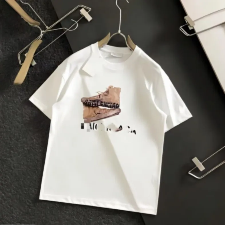 Plus Size Camiseta Masculina Verão Unissex Designer Mulheres T-shirt Casual Masculino e Feminino T-shirt Carta Impressa Manga Curta Tamanho Asiático S-XXXXL