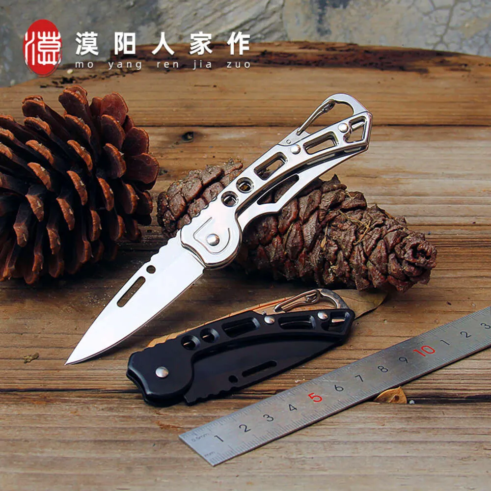 Stainless Steel Multifunctional Outdoor Self-Defense Knife, Portable Key, Fruit Folding Knife 985670