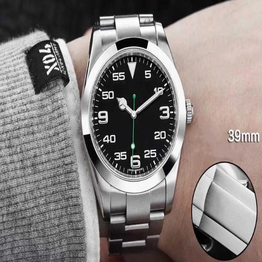 Waterproof High quality fashion mens womens watches EXP 39mm sapphire Automatic Movement Mechanical watch stainless steel bracelet222K