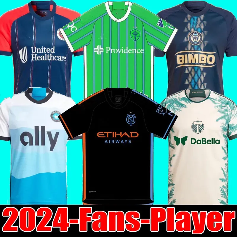 Maglie da calcio 2024 NYCFC CHARLOTTE Nuove maglie da calcio GAZDAG Revolution Philadelphia