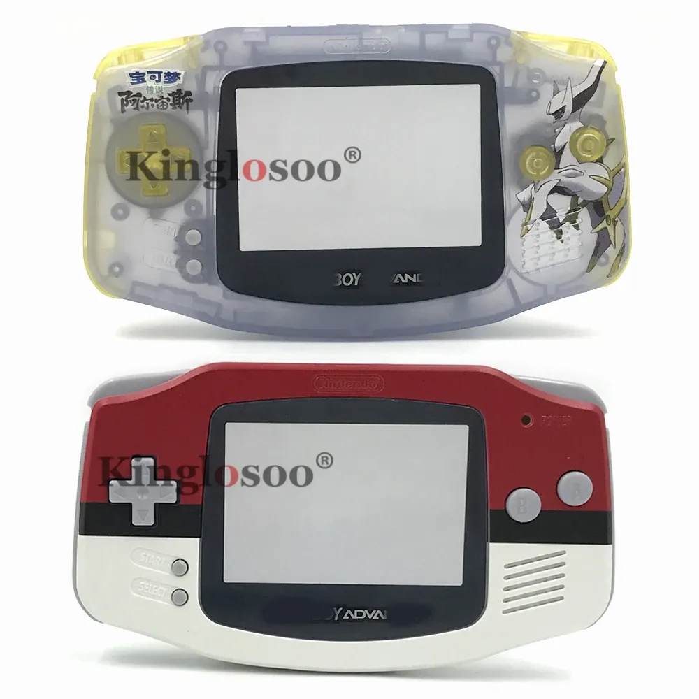 Étuis de remplacement de coques en édition limitée pour coque Gameboy Advance pour boîtier de console de jeu GBA