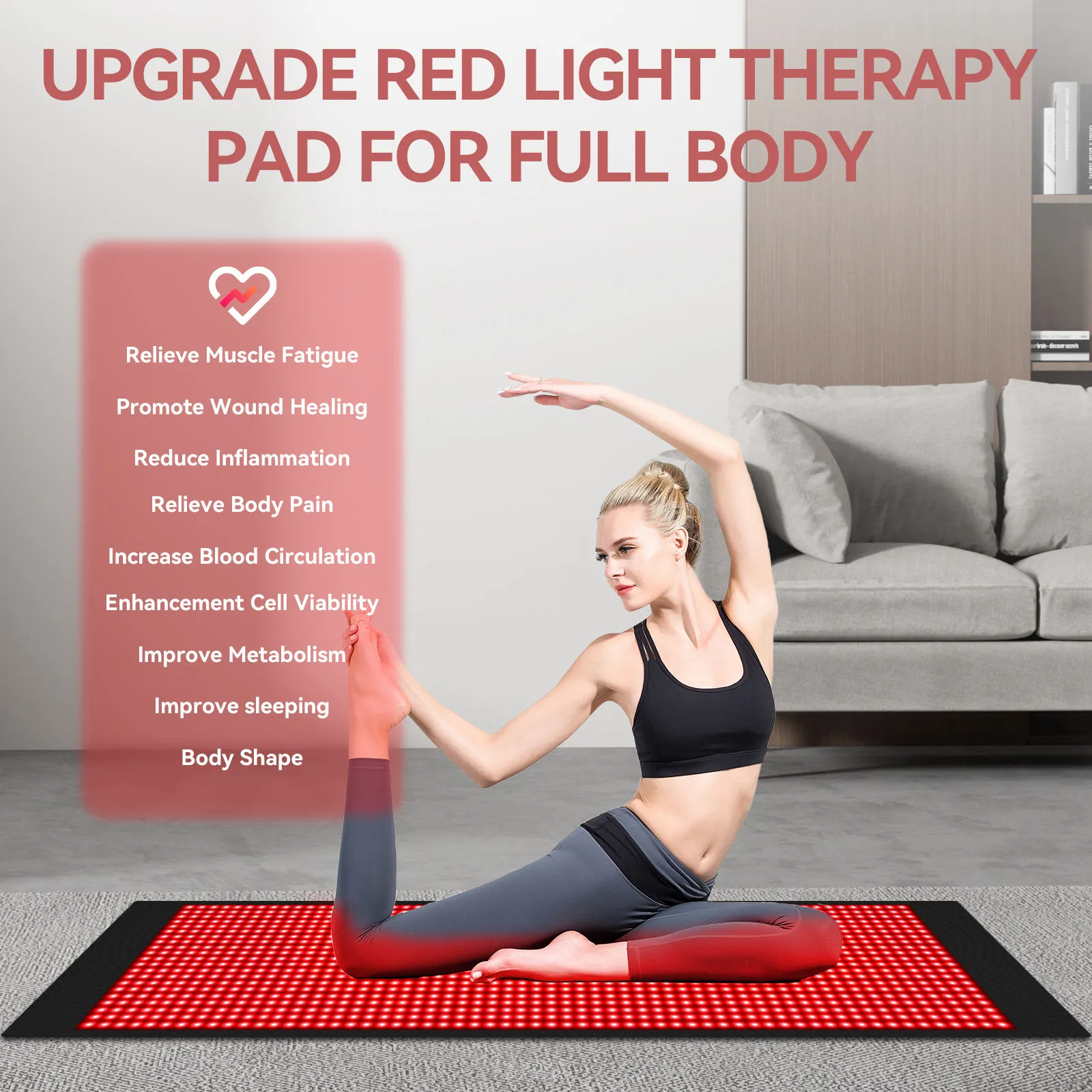 Multi Specifications Commercial LED Photon Therapy Machine 945PCS LED Infrared Blanket Device Full Body Red Light Therapy for Pain Relief and Skin Care