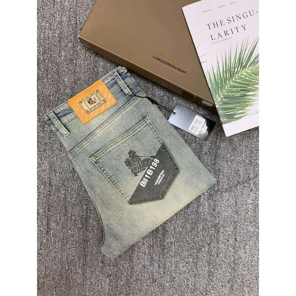 2024 Herren-Jeans, Freizeithosen, Luxus-Designer-Marke, High Street, gerade Jean, Herren-Blue-Jeans, gewaschen, großes Loch, Reißverschluss, Biker-Hose, schwarze Hose, 29–40 #017