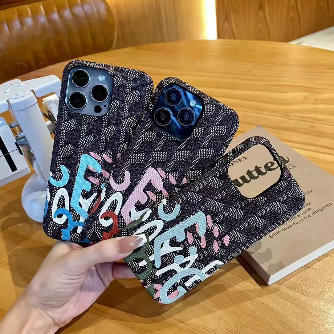 iPhone 15 14 Pro Max 13 12 11 17 16 X XS Plus Samsung S23 S22 S21 S20 S24 S25 S26 Ultra Luxury Designer Leather Purse와 로고 박스 여성 DM