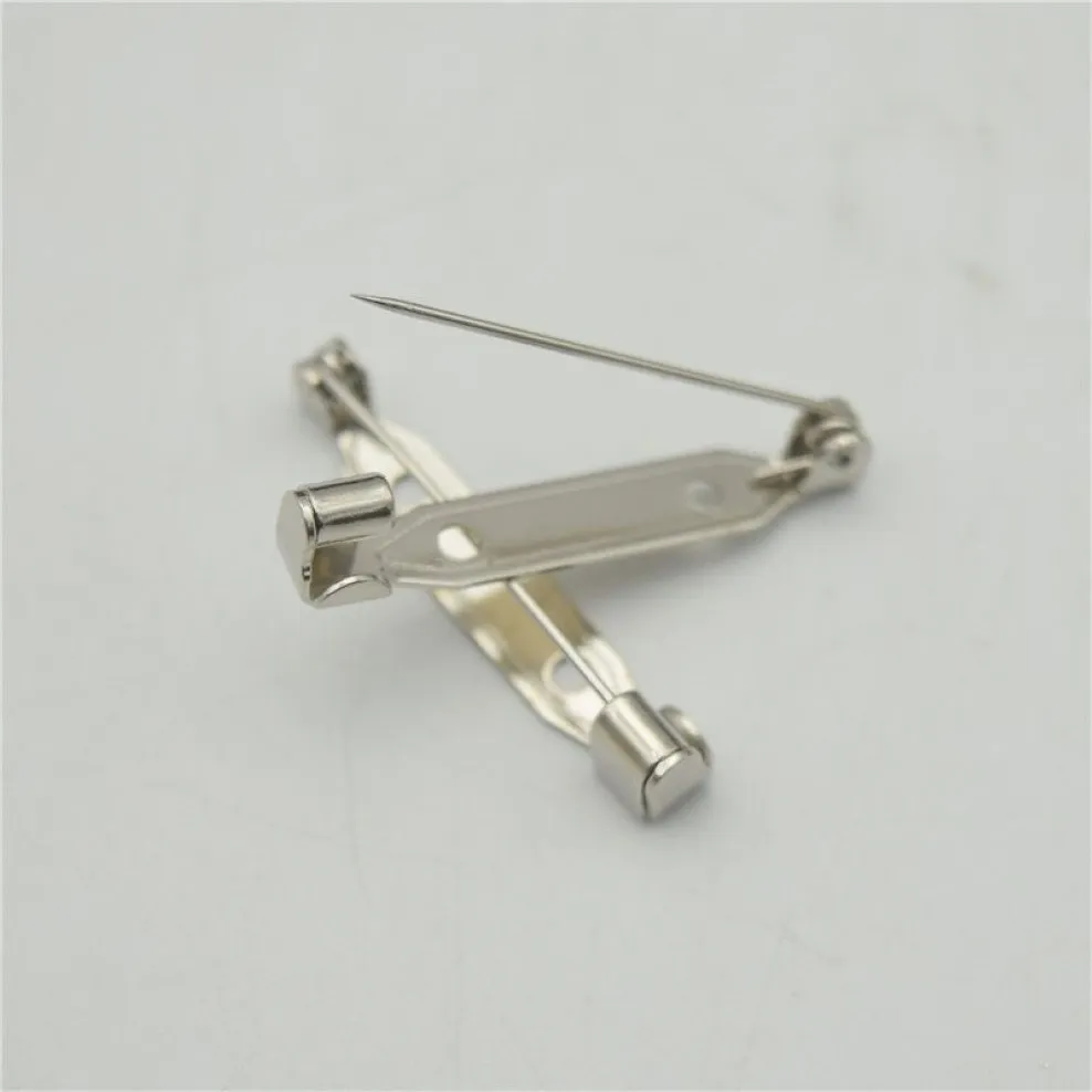 500pcs 2 4cm High Quality Safety pins Brooch Base Back Bar Badge Holder Brooch Pins DIY Jewelry Finding2497