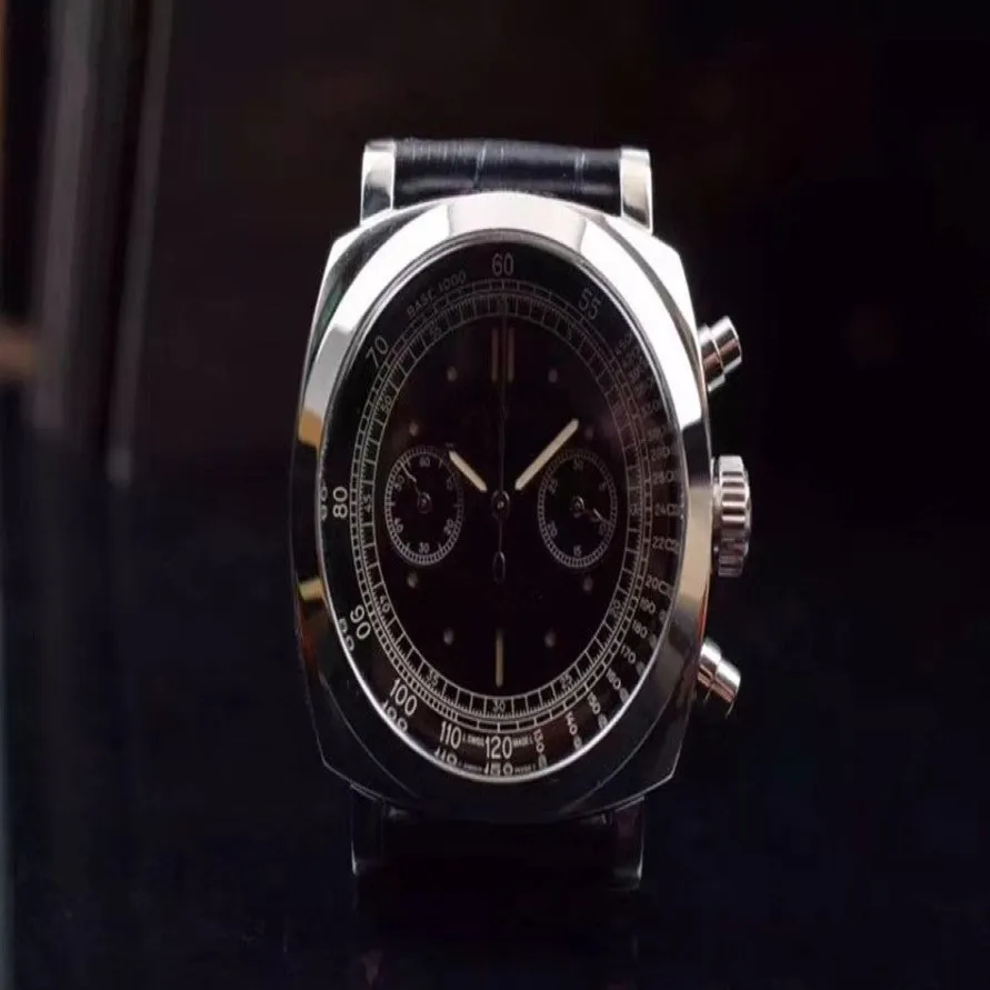 Hele luxe horloge heren handmatig mechanisch horloge gemaakt van 316L roestvrij staal 7750 handmatig mechanisch uurwerk 520 45 mm 6-282t