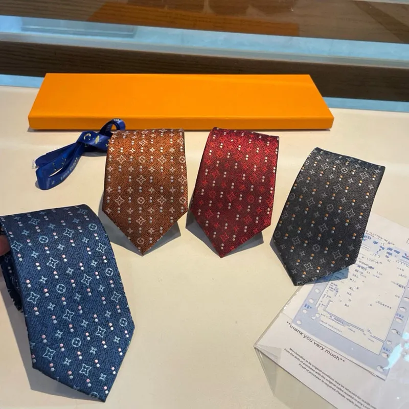 Novo pescoço gravatas de alta qualidade carta 100% gravata de seda preto azul aldult jacquard festa de casamento negócios tecido design de moda havaí gravatas caixa 45679