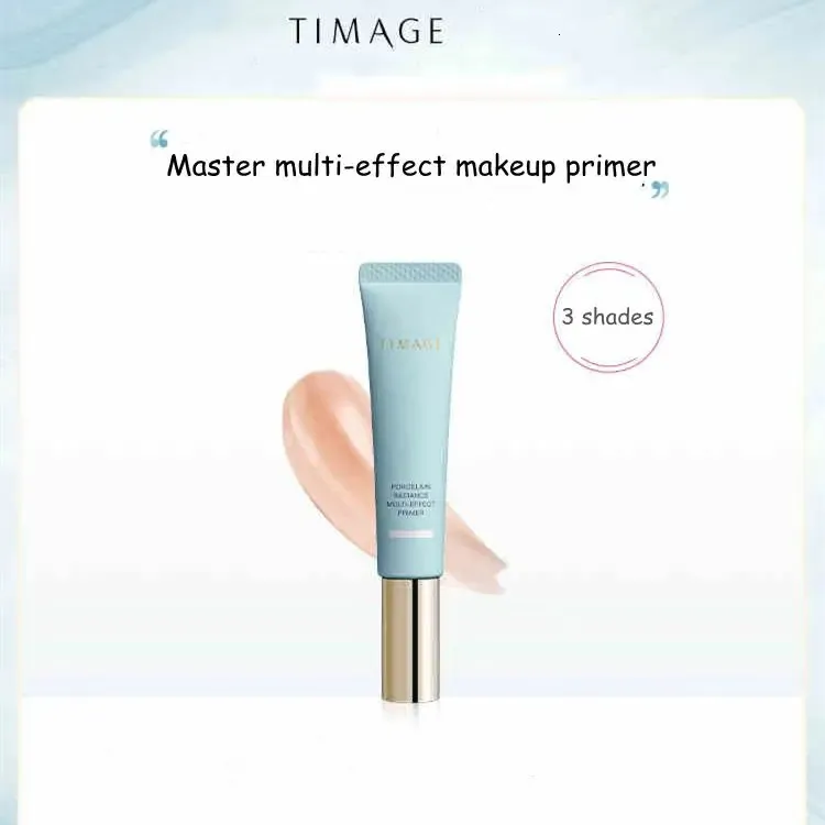 Timage Primer Makeup Front Cream Radiance Multi-Effect Primer Base Cream Freshness of Foundation fuktgivande oljekontroll Bright 240220
