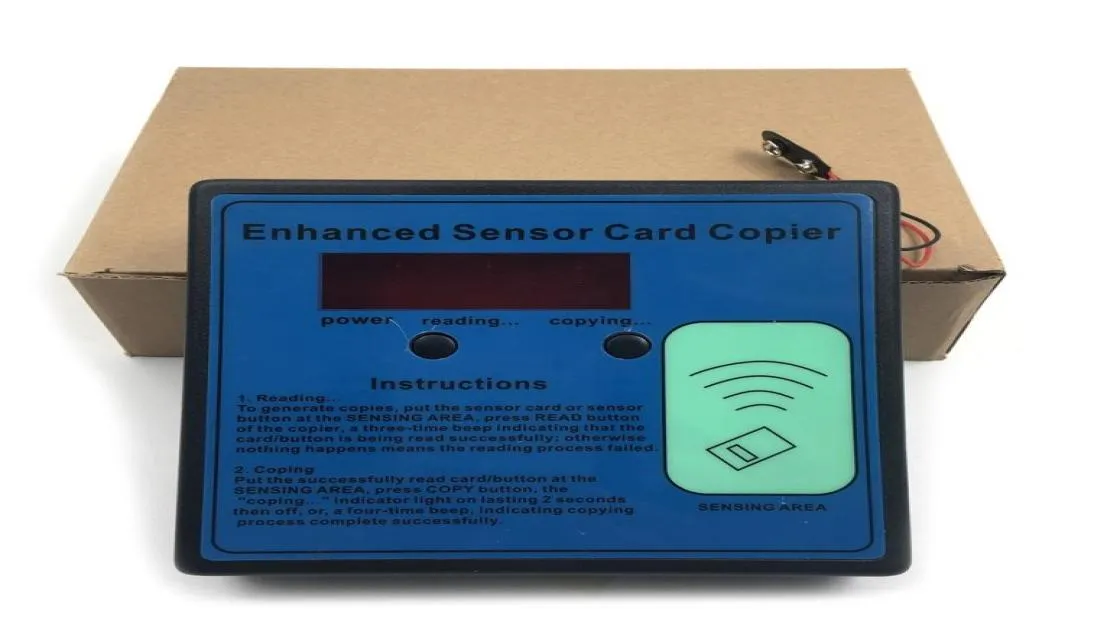 Acartoolservice 1pc 125135khz RFID ID EM Card Reader Copiatrice remota Copiatrice di carte con sensore potenziato NUOVO ID Copia Duplicatore8390991