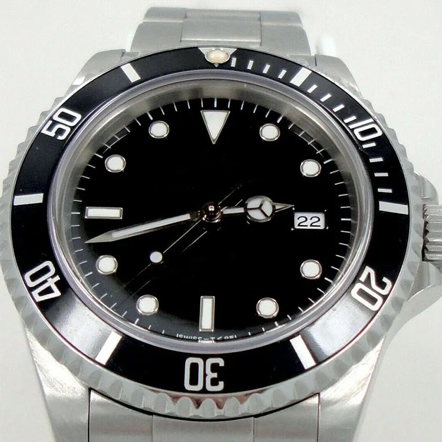 Luxus BP Factory 3235 Automatikwerk Sea-Dweller 116600 Edelstahl schwarzes Zifferblatt Herren-Unterwasseruhr