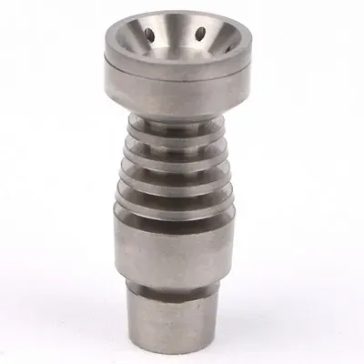 Male Universal Domeless SMoking Hand Tools Titanium Nail 4 IN 1 14mm 18mm Dual Function GR2 for Wax Oil Hookah Water Pipes Dab Rigs