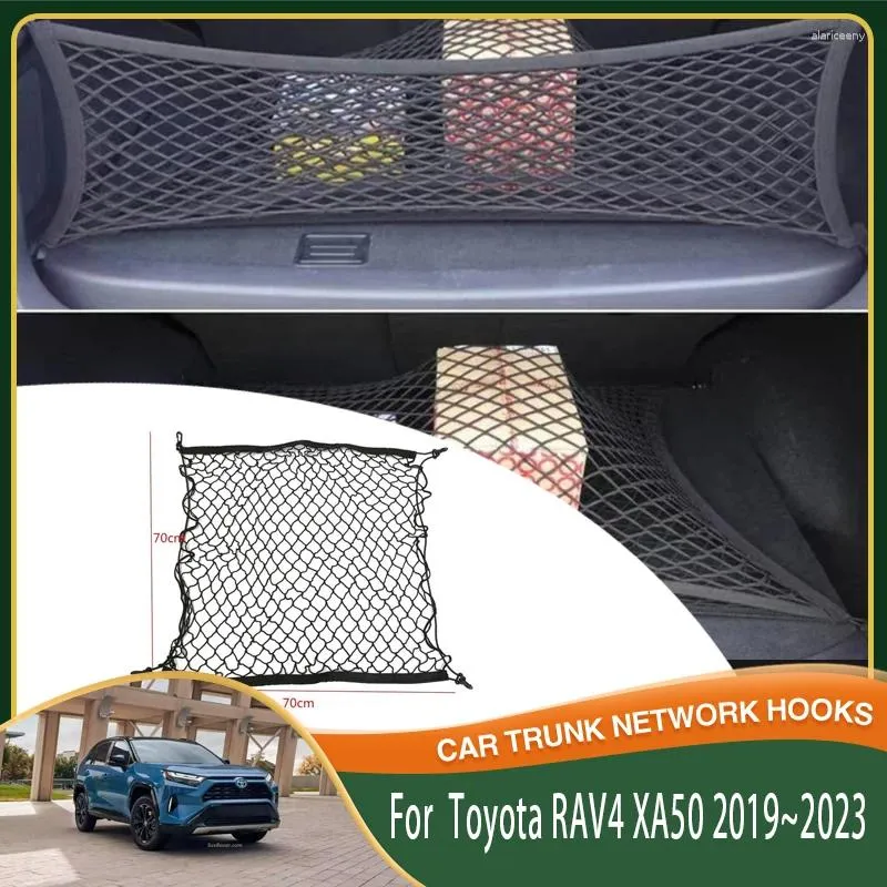 Car Organizer Trunk Storage Bag For Toyota RAV4 RAV 4 Suzuki Across XA50 2024-2024 Elastic String Luggage Accessories