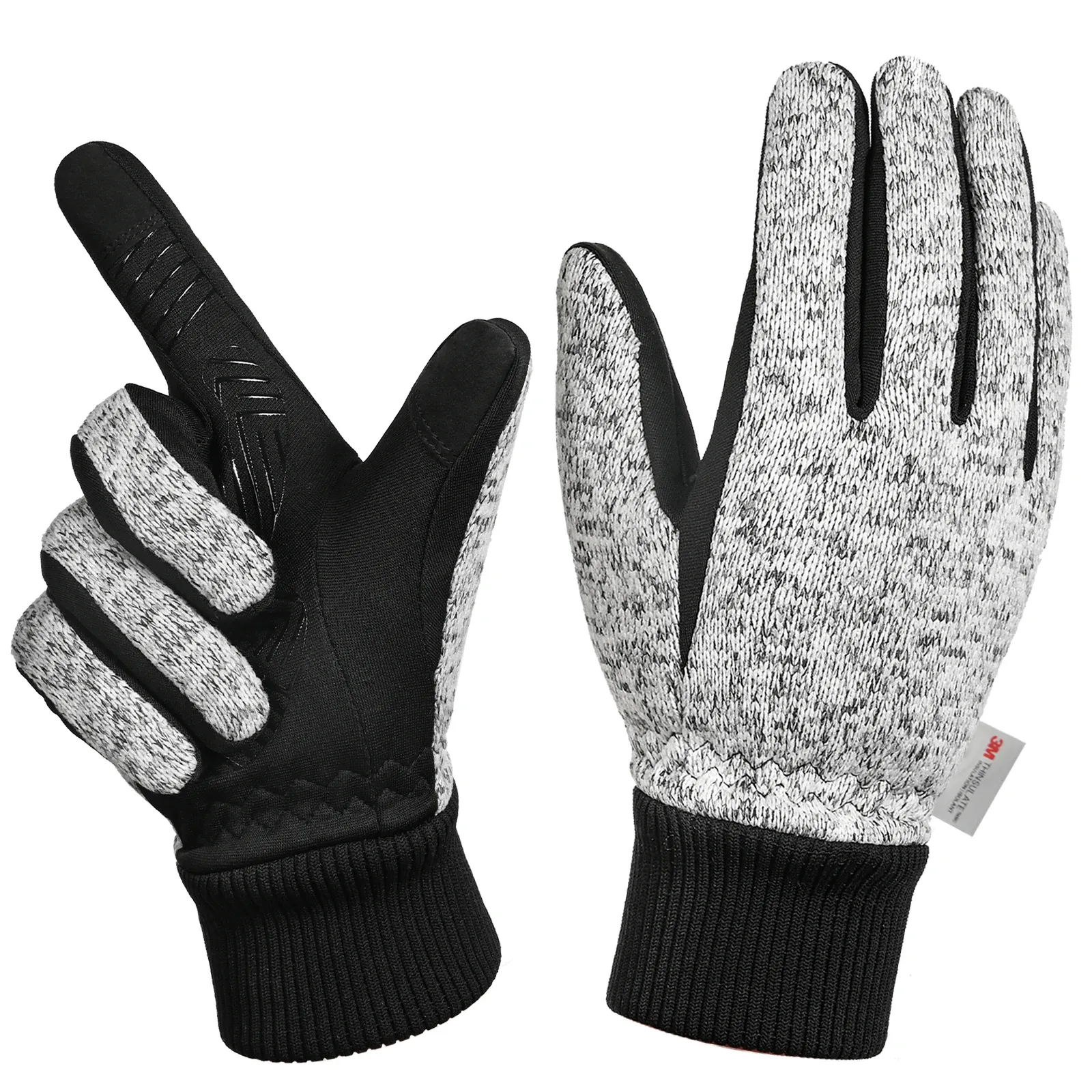 Guanti piùk inverno 20 ° f 3m guanti caldi ciclismo sporti da esterno che corre moto ski screen non slip guanti guanti