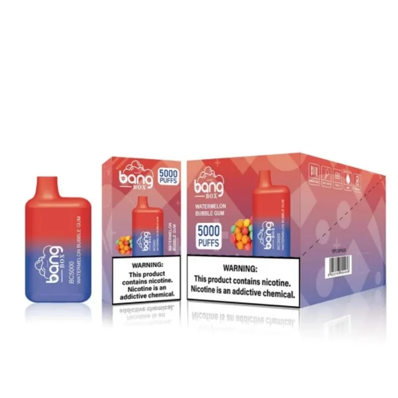 Original bang bc5000 engångsvape box 5000 puffs enhet e cigaretter kit 650 mAh 14 ml per fylld patroner pod vape juice mesh coil också alf världsfält