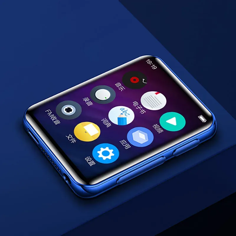 Giocatori Più nuovo Benjie X5 Bluetooth 5.0 Lettore MP4 Altoparlante incorporato Full HD Touch screen a colori da 2,5 pollici Lettore musicale HIFI senza perdita di dati