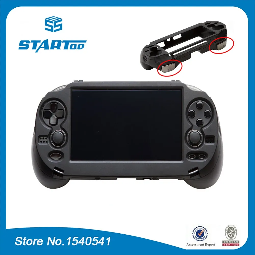 Hüllen Matte Handgriff Griff Joypad Stand Case Shell Protect mit L2 R2 Trigger-Taste für PSV1000 PSV 1000 PS VITA 1000 Spielkonsole