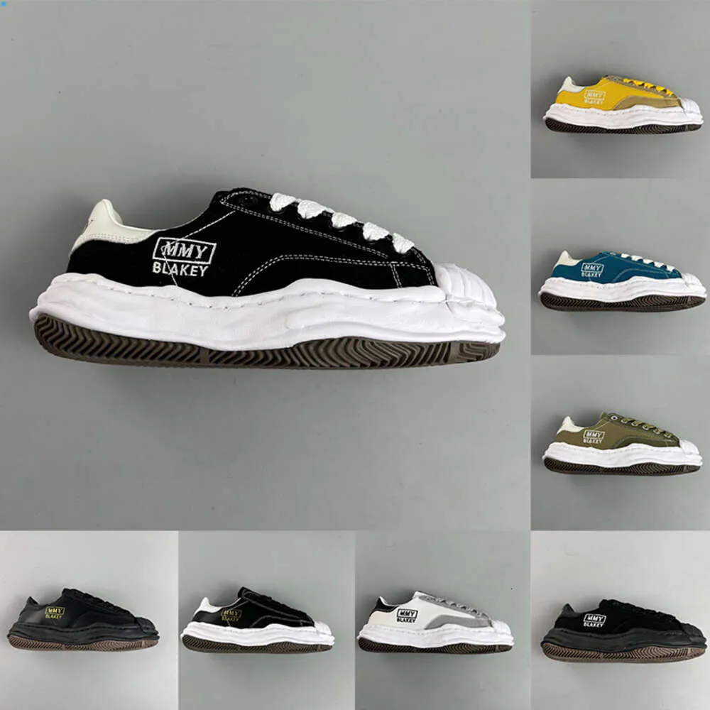Mihara Yasuhiro Maison Designer Shoe Peterson OG Sole Low Cut Men Women Casual Mmy Black White Yellow Blue Green Canvas Shoes Luxury Classic Sneakers Mens Trainers