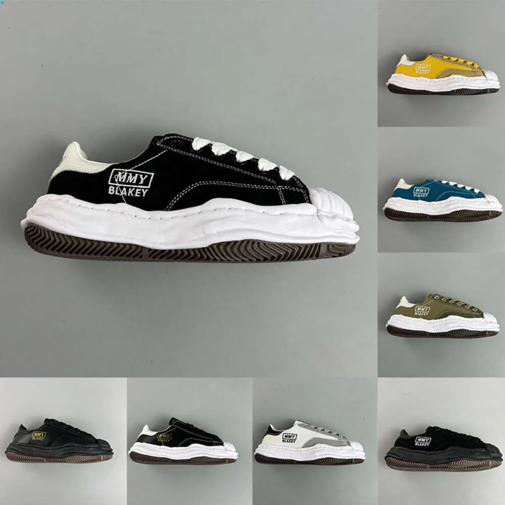 Mihara Yasuhiro Maison Designer Shoe Peterson OG Sole Low Cut Uomo Donna Casual MMY Nero Bianco Giallo Blu Verde Scarpe di tela Sneakers classiche di lusso Scarpe da ginnastica da uomo