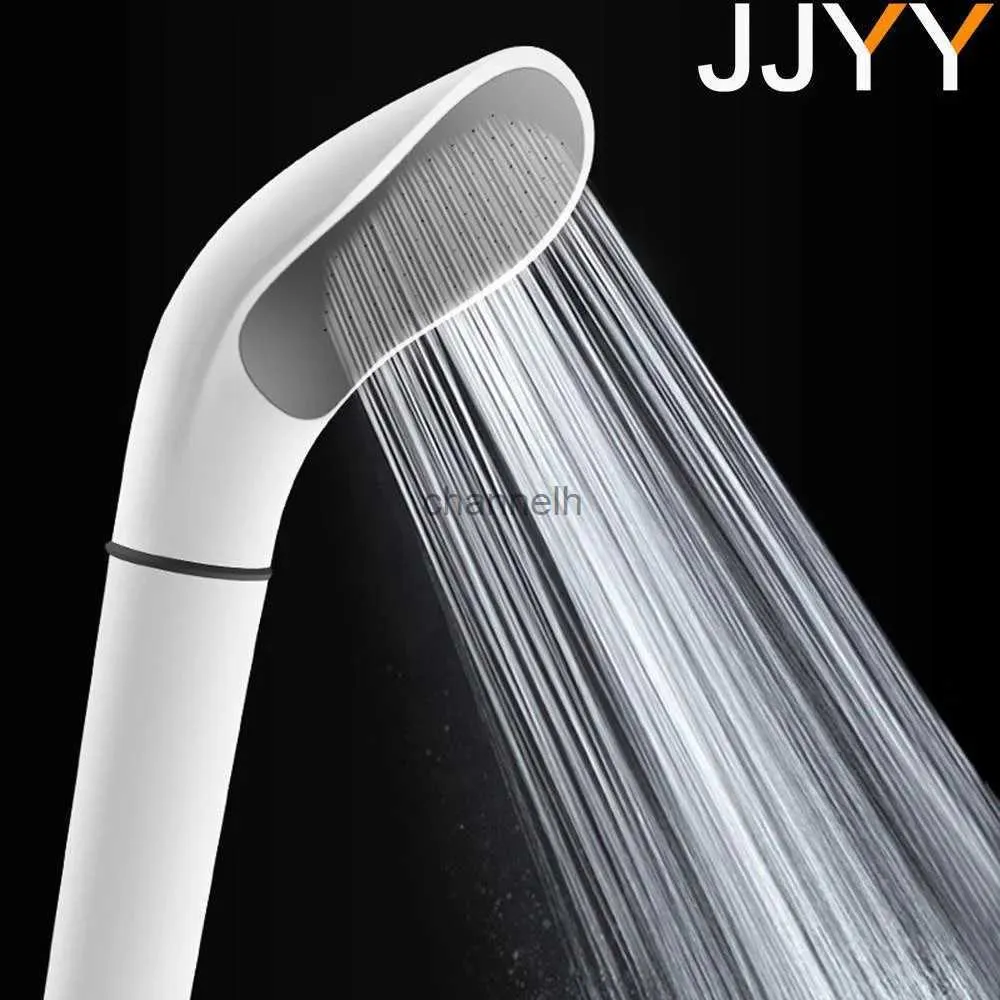 Badrum duschhuvuden jjyy högkvalitativ tryck regn duschhuvud vitt vattenbesparande filter munstycke yq240228