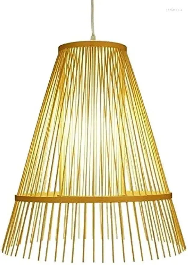 Chandeliers LED Nordic Handmade Bamboo Art Modern Minimalist Southeast Asia Rattan Creative Ceiling Lamp Living Room