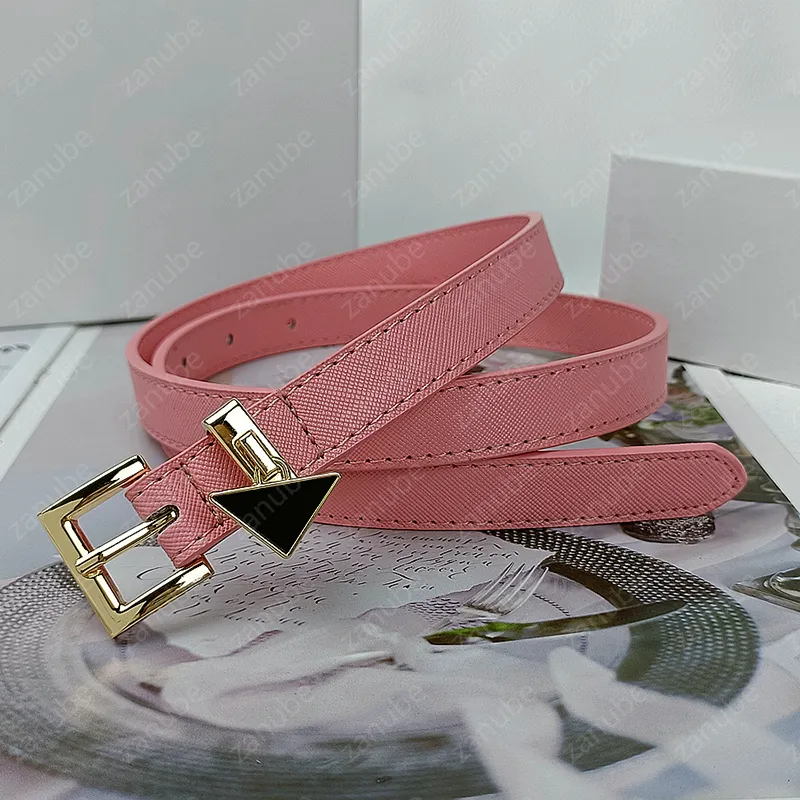 Kvinnor Bältesdesigner Leather Waistband Luxury Brand Letters Gold Bukcle Pink P Belt Ladies Girdle Cintura Fashion Ceintures 8 Styles Bredd 2cm Hot -7