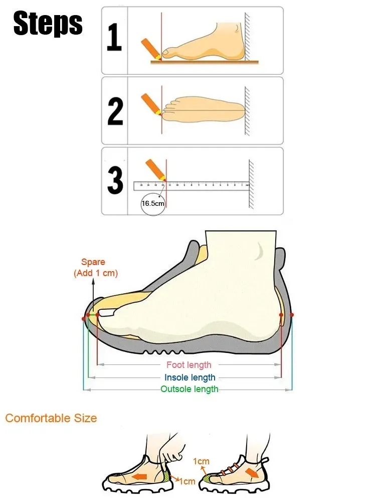 size instruction