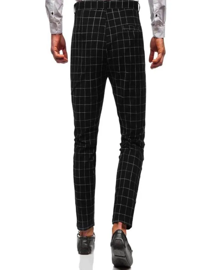 Men039s Broek Heren Zomer Mode Plaid Patchwork Knooptype Tuniek Zak Casual BroekMen039s9440136