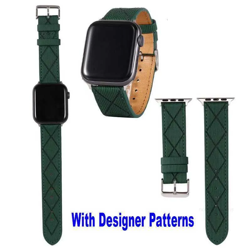 Designer Luxury Top Watch Straps Bands Fashion Wristband Watchband Gift C Designer Band Watchbands Leather Belt Bracelet Stripes 45 Mm 42Mm 41Mm 40Mm 44Mm 38mm iwatc