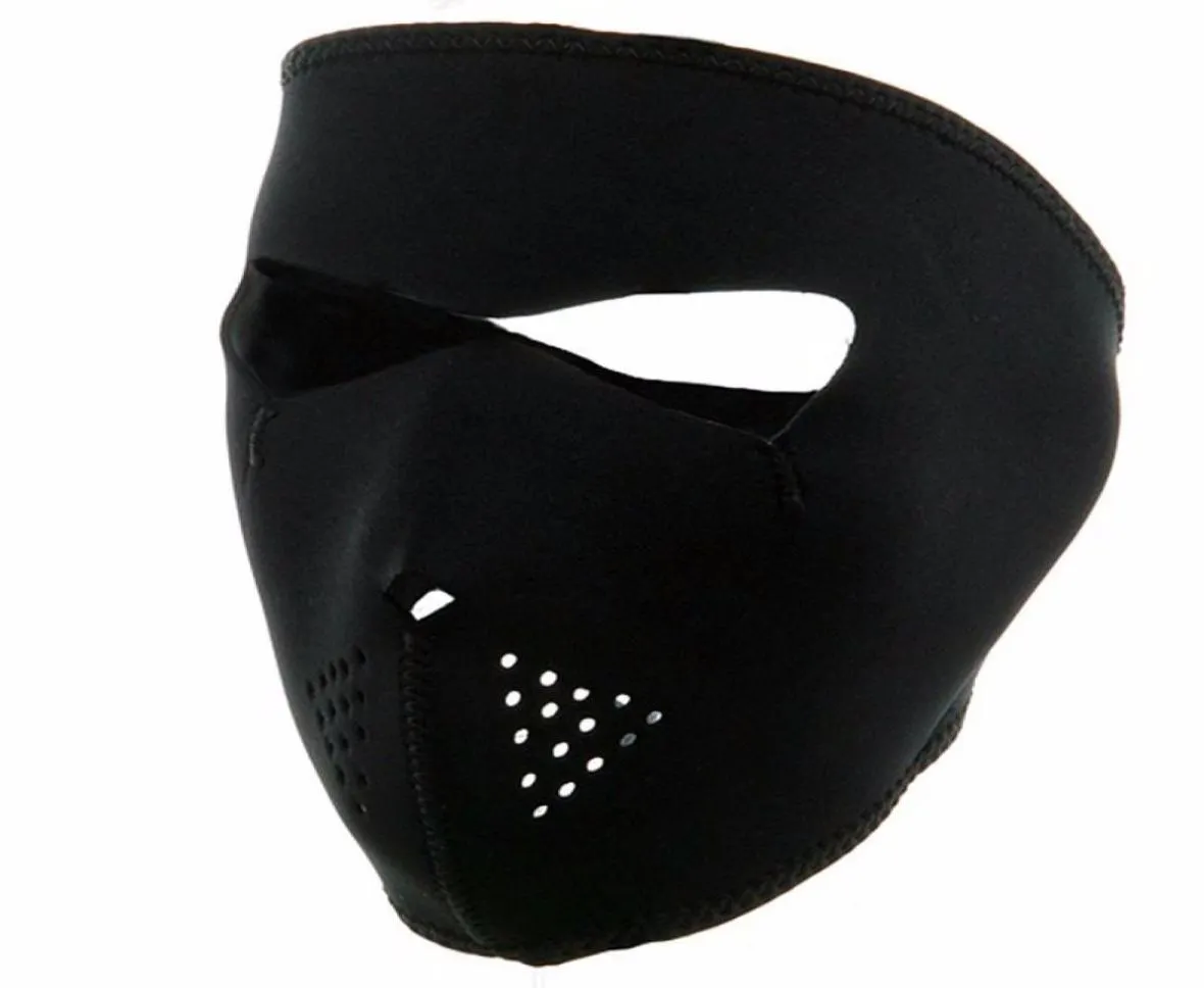 Maschera per esercizi invernali Ciclismo Maschera da sci integrale Antivento Bicicletta da esterno per bici da corsa Nera 8295308