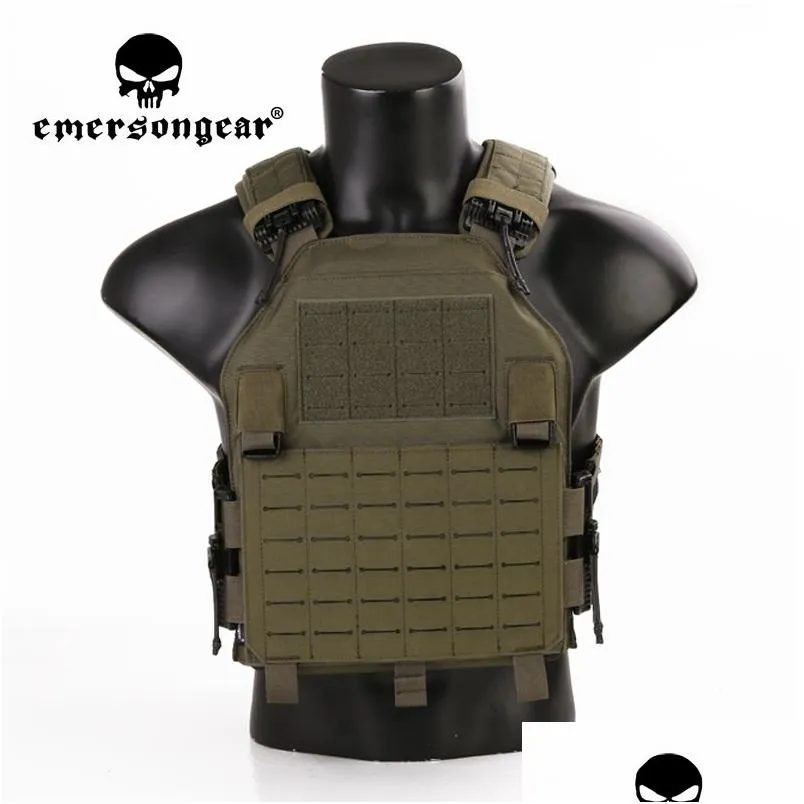 Tactische vesten Lichtgewicht ROC LAVC Assat Plaat Carrier Body Armor Molle Vest Jacht Airsoft Protect Gear Drop Delivery Clothing DH2HX