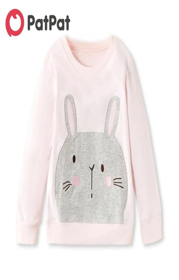 Spring and Autumn Adorable Animal Bunny Decor Sweatershirt for Girl Pretty cute Sweater Clothes 2105284777134