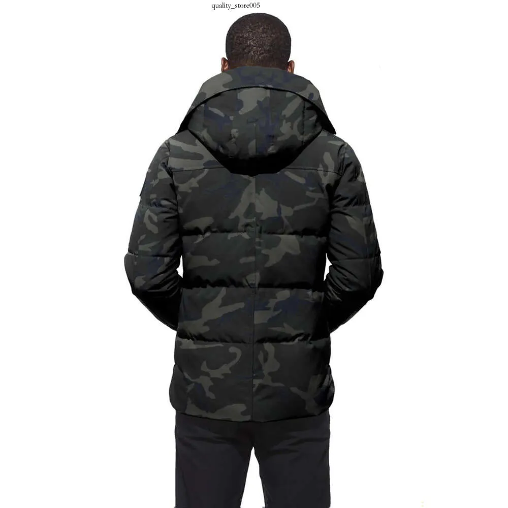 Herren Daunenjacke Winter Fourrure Parka Homme Oberbekleidung Wolfsfell Kapuze Herren Parkas Kanada Pufferjacken 468