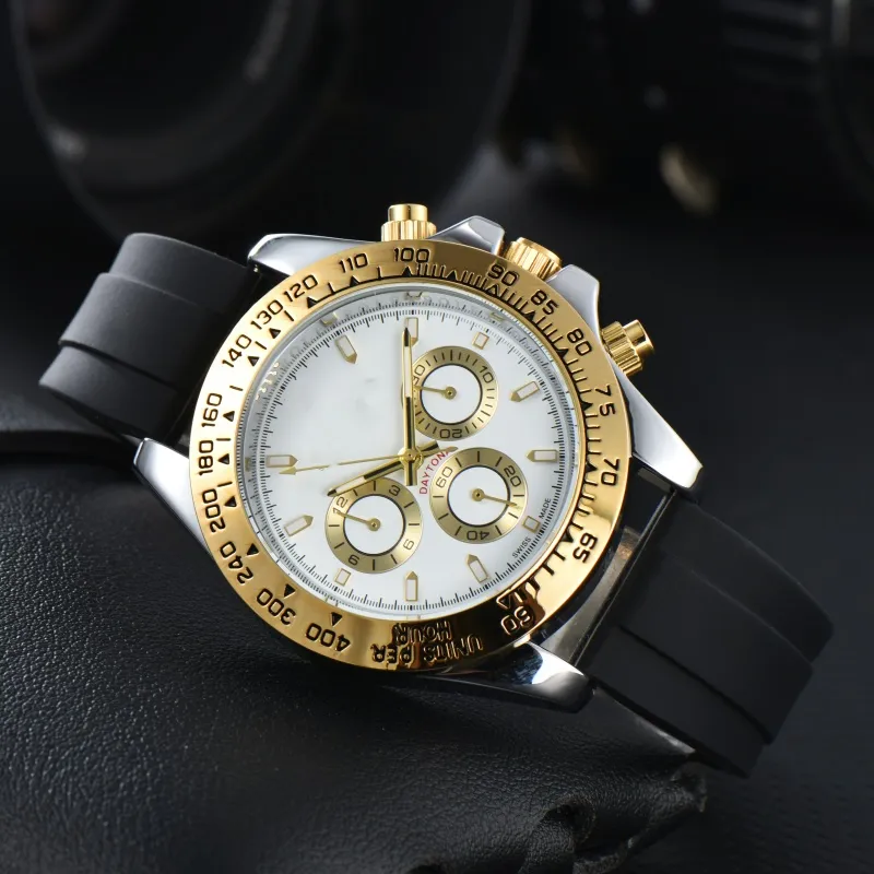 Neue Modeuhr Herren Automatik Quarzwerk Wasserdicht Hochwertige Armbanduhr Stundenzeigeranzeige Metallarmband Silikonband Einfache Luxus Beliebte Uhr RO8134