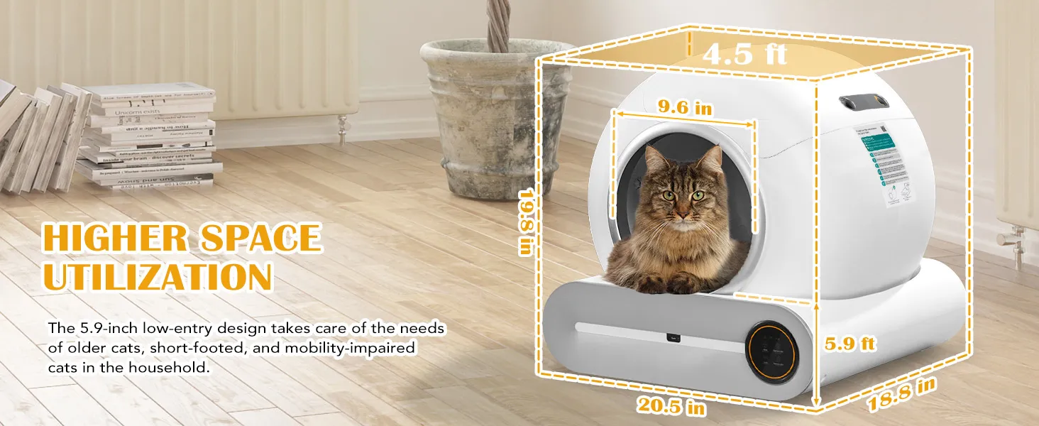 cat litter box automatic cleaning