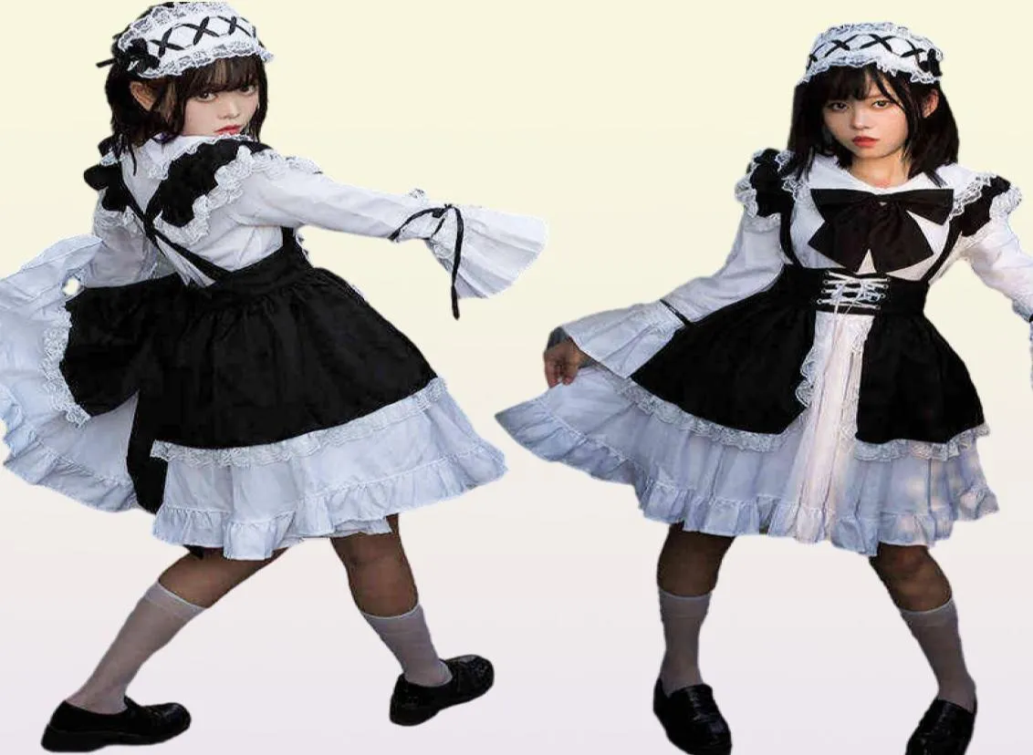 Anime costumes Women Maid Outfit Anime Lolita Dress Cute Men Cafe Come Cosplay L2208029774636