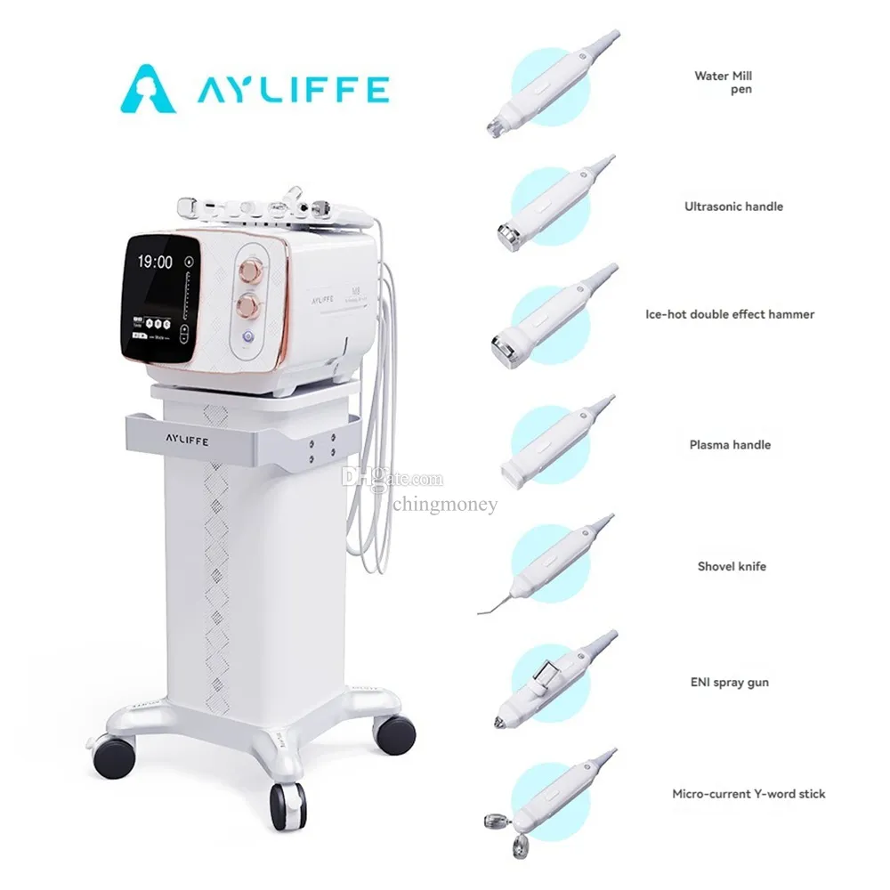 7 I 1 Beauty Instrument Multifunktionellt vatten Malande hudhantering Integrerat instrument Ansiktrengöring Hydrating Förbättring Förbättrande skönhetsutrustning