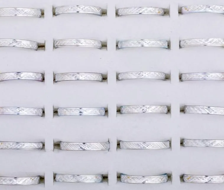 500 st smycken mix mode aluminiumringar bulks flerfärgade band ringar fingerringar smycken RA108763417